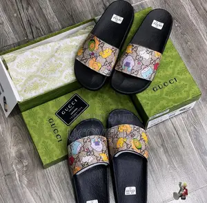 Gucci Home Non-Slip Open Toe Slippers Unisex