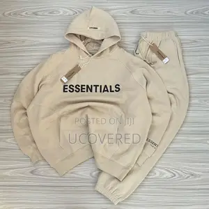 Essentials Pullover Hoodie + Joggers Unisex Cotton Hoodies