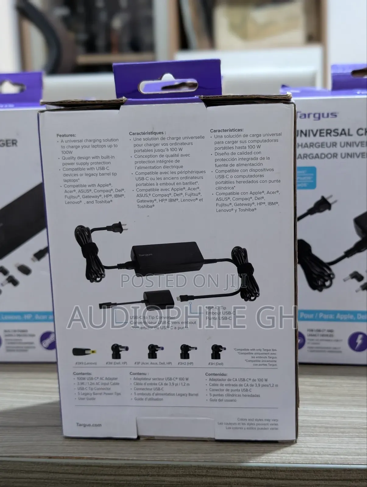 Targus 100w Universal Charger Including All Usb-C Devices