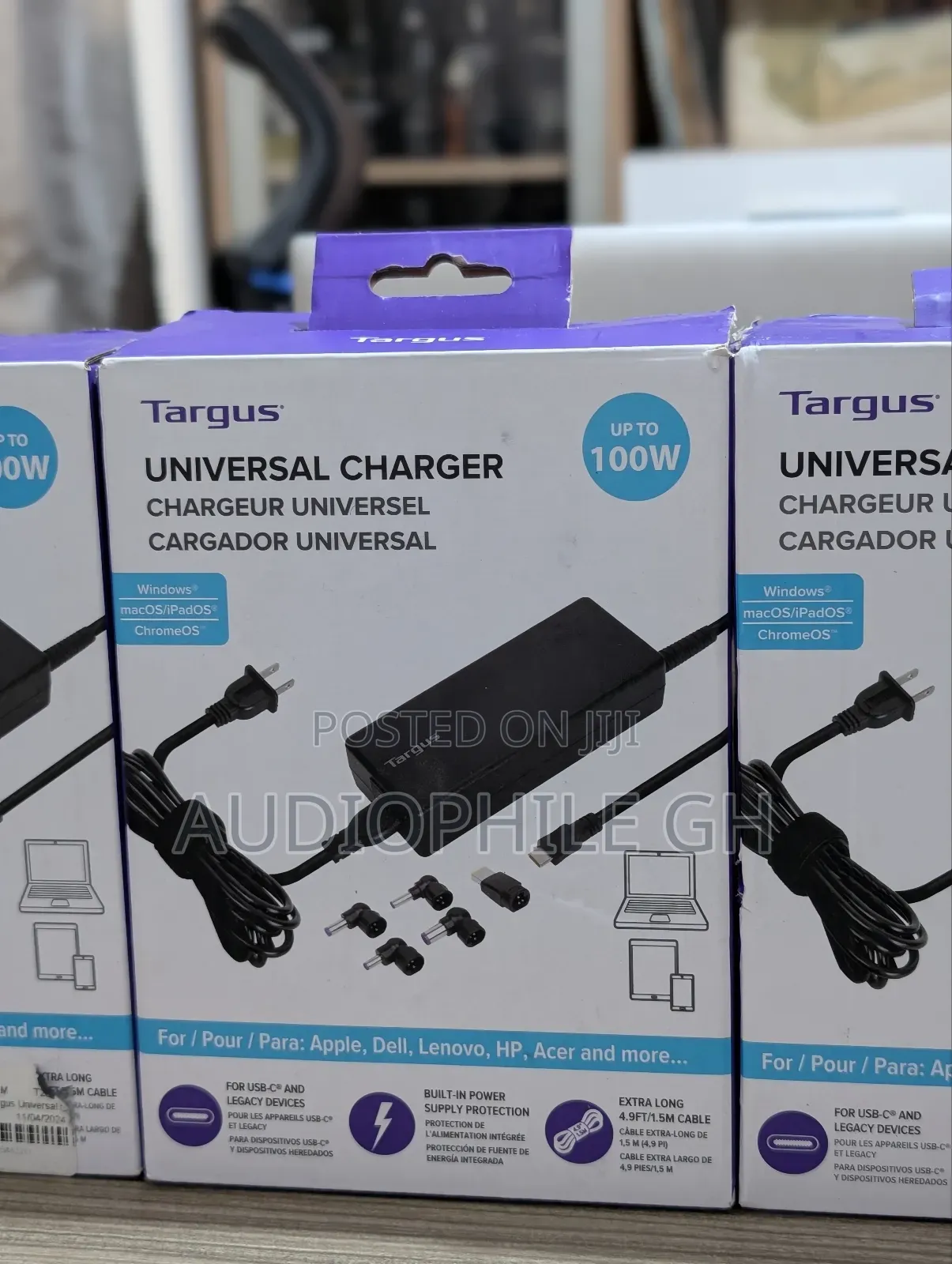 Targus 100w Universal Charger Including All Usb-C Devices