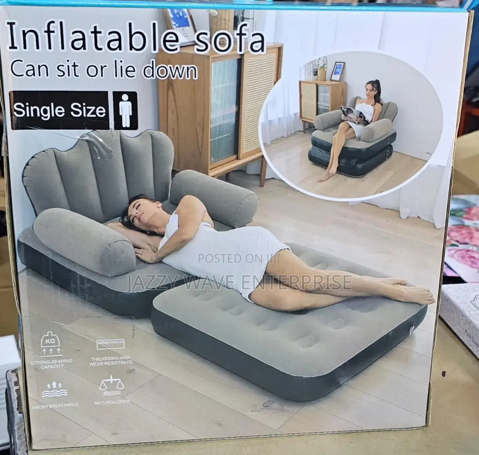Inflatable Sofa Bed With Pump