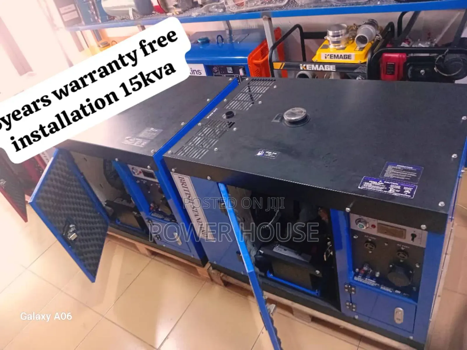 Energetic Port 16500watts 15kva Perkins Diesel Generator