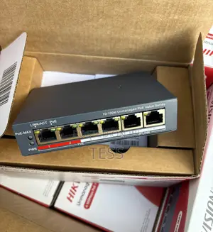 Hikvision 4port Poe Unmanaged Switch 2uplink 3e0106p-e/M(B)