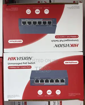 Hikvision 4port Poe Unmanaged Switch 2uplink 3e0106p-e/M(B)