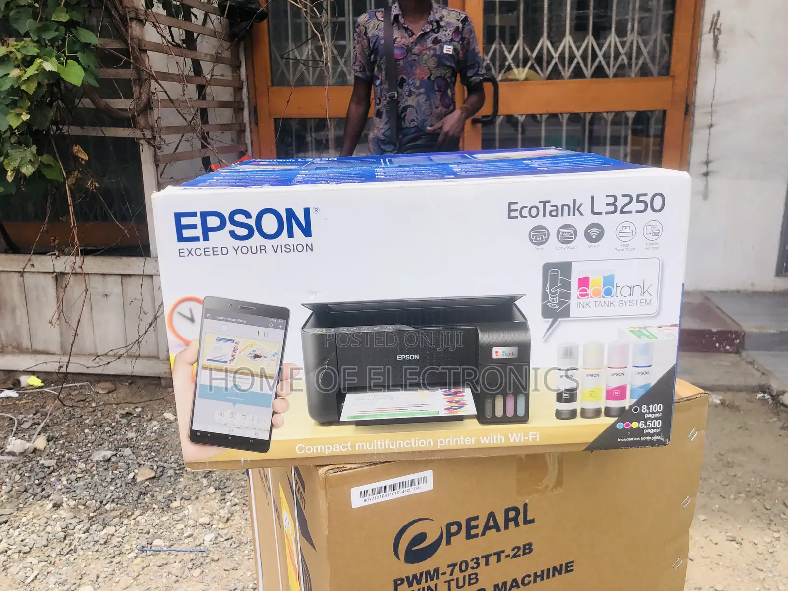 Unique New Epson L3250 Ecotank Wifi Color 3 in 1 Printer