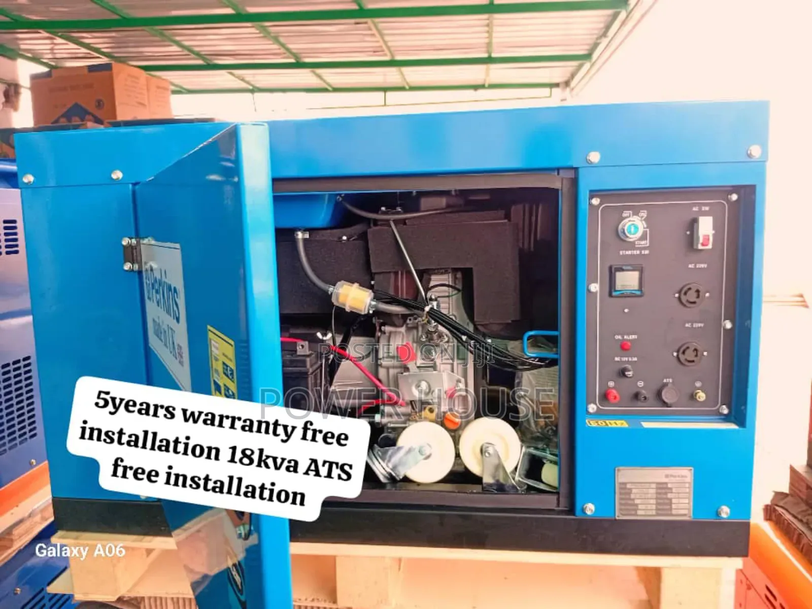 Energetic Obsidian System 18kva Diesel Generator Perkins