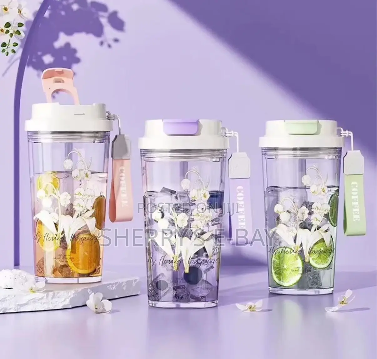 Water Cups With Straw