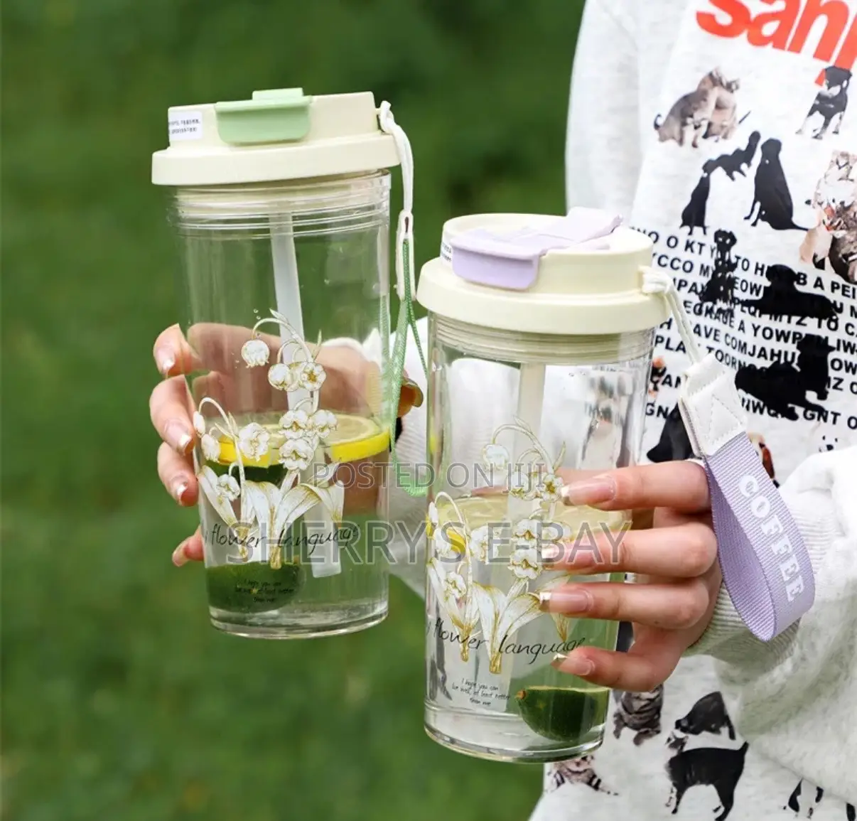 Water Cups With Straw