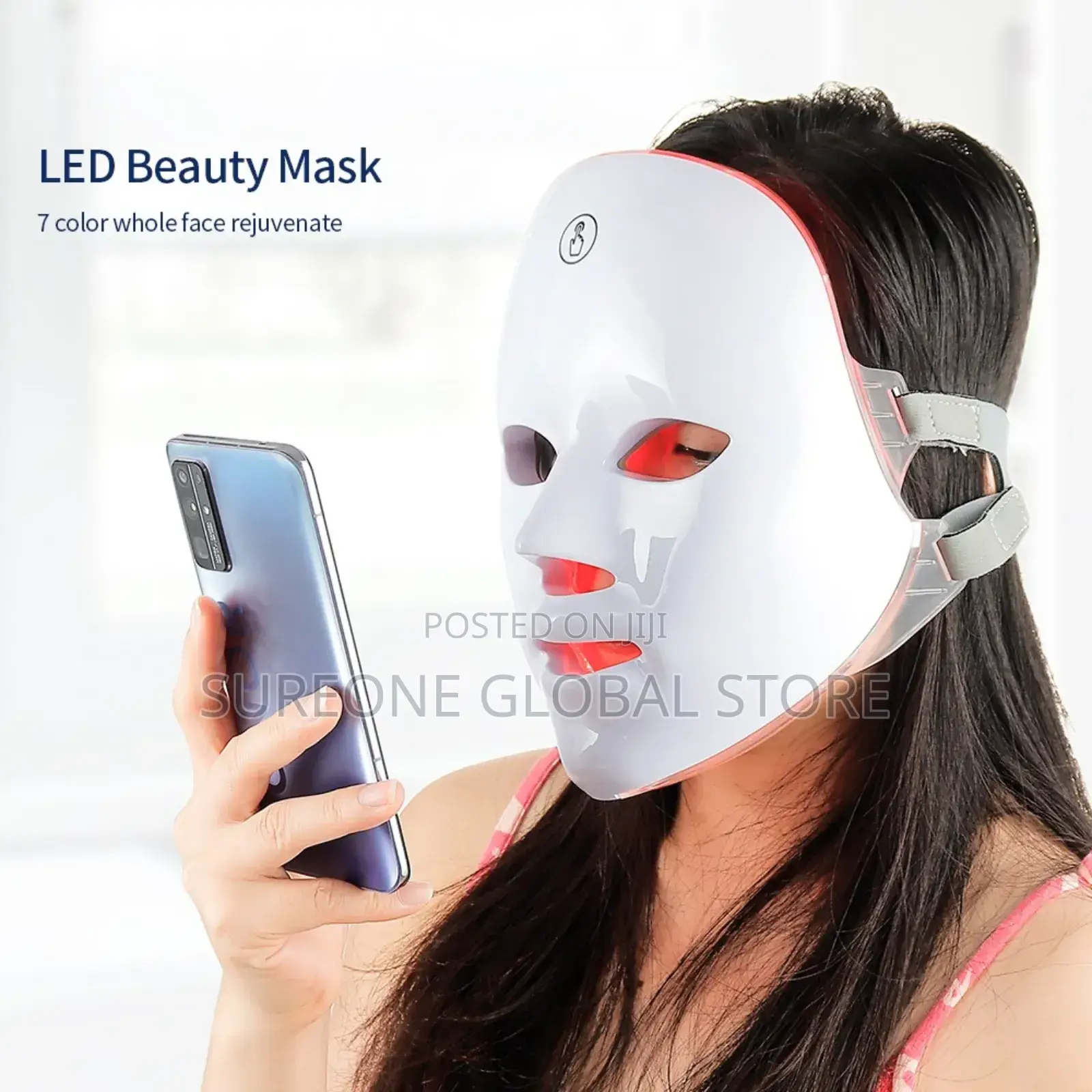 Face Mask Photodynamic Therapy Skin Mouisture