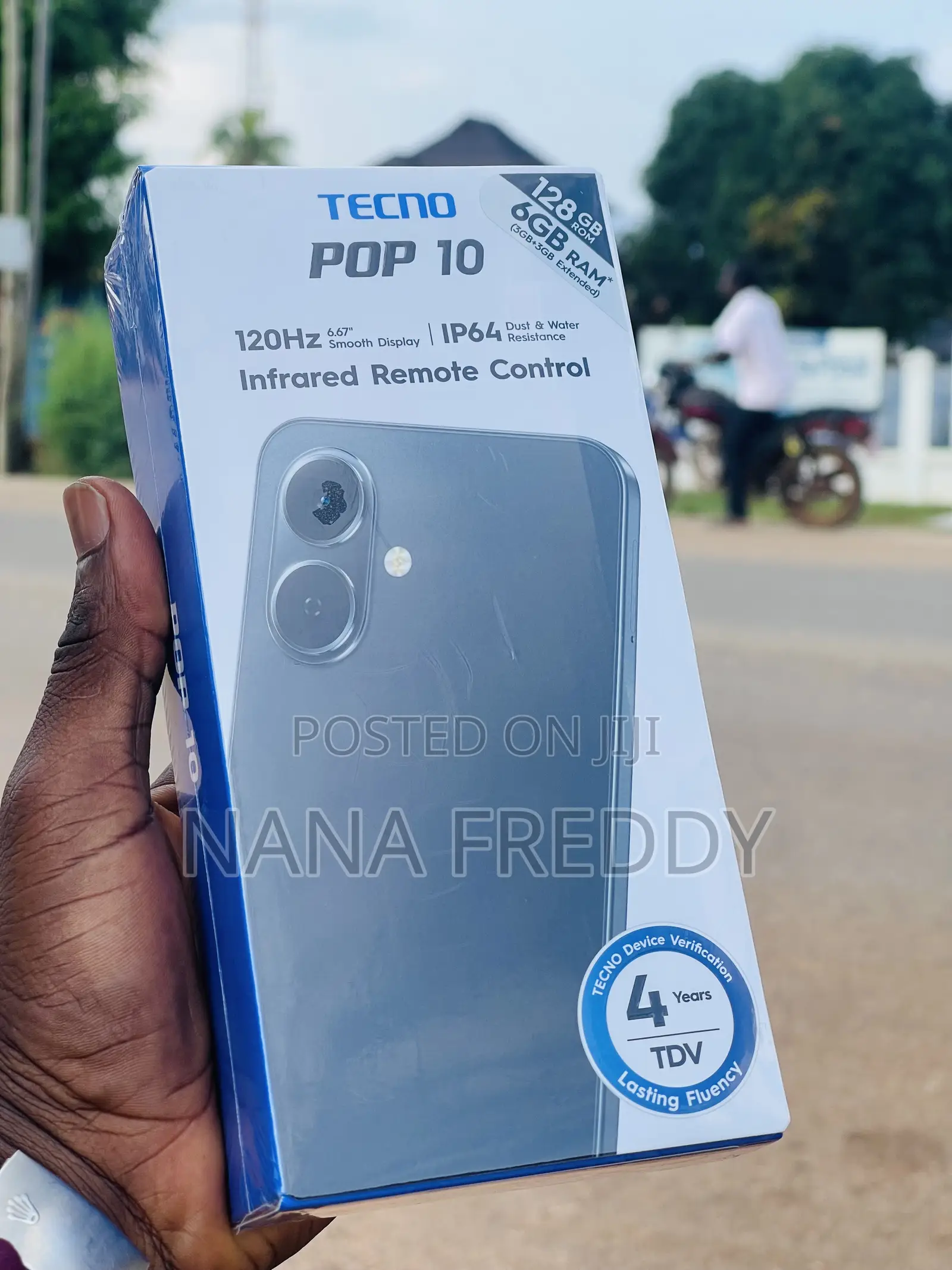 New Tecno Pop 10 128 GB Black