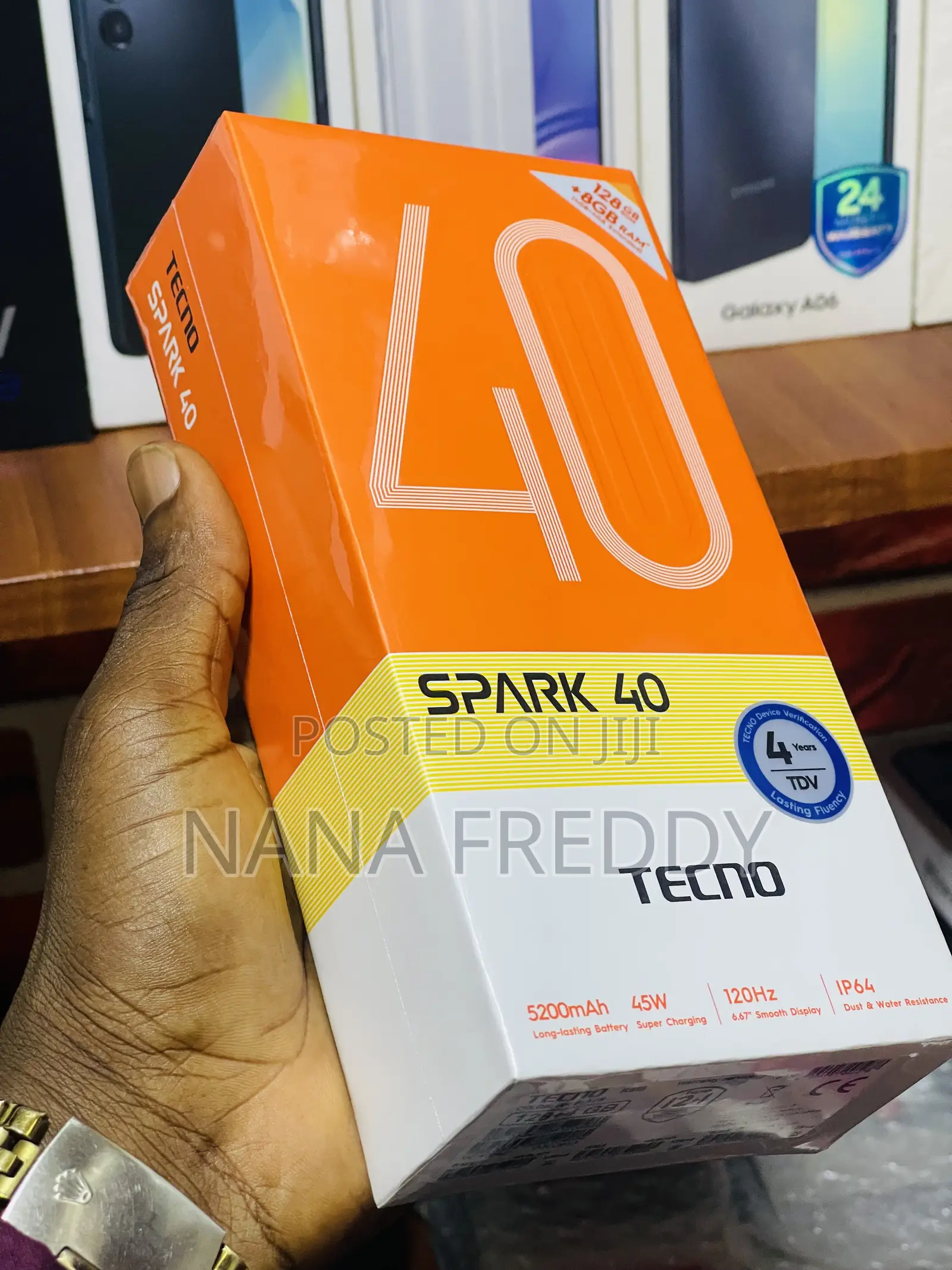 New Tecno Spark 30 128 GB Black
