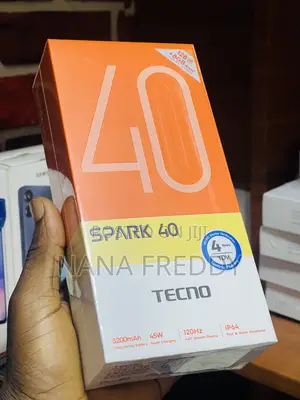New Tecno Spark 30 128 GB Black