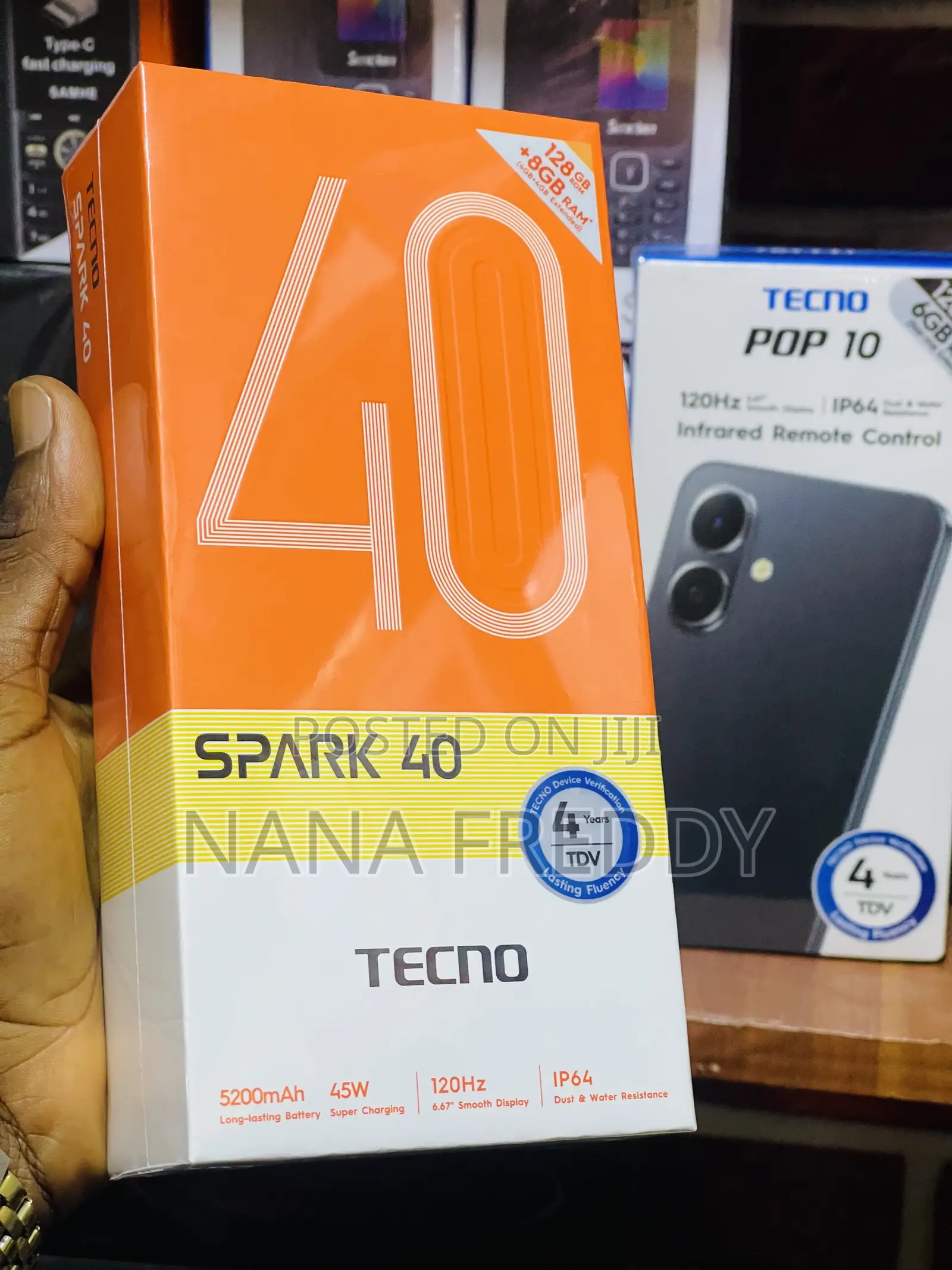 New Tecno Spark 30 128 GB Black