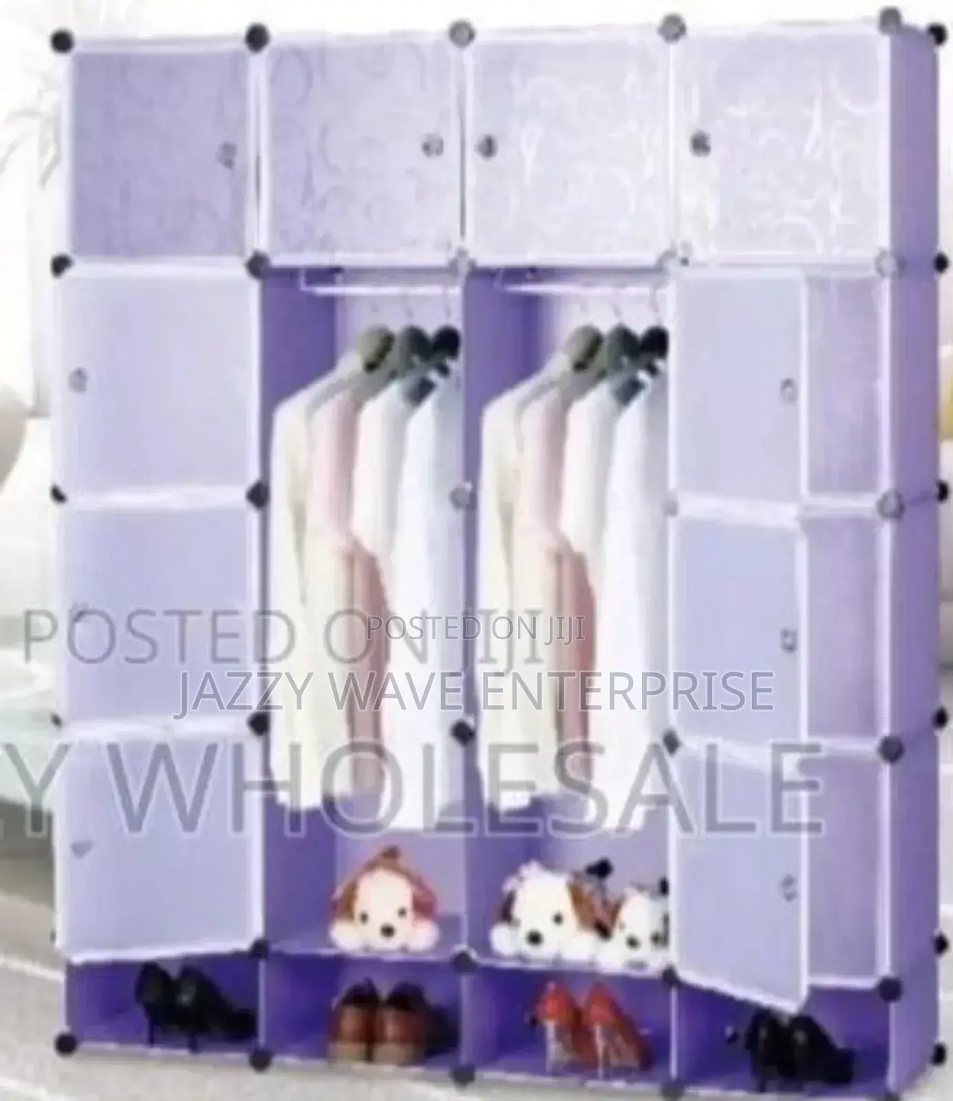 16 Cube Plastic Wardrobe