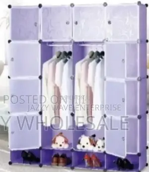 16 Cube Plastic Wardrobe