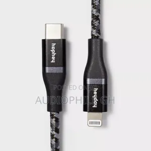 Heyday 4' Ft Lightning to Usb-C Braided Fast Charging Cable