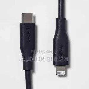 Heyday 3' Ft Lightning to Usb-C Round Fast Charging Cable