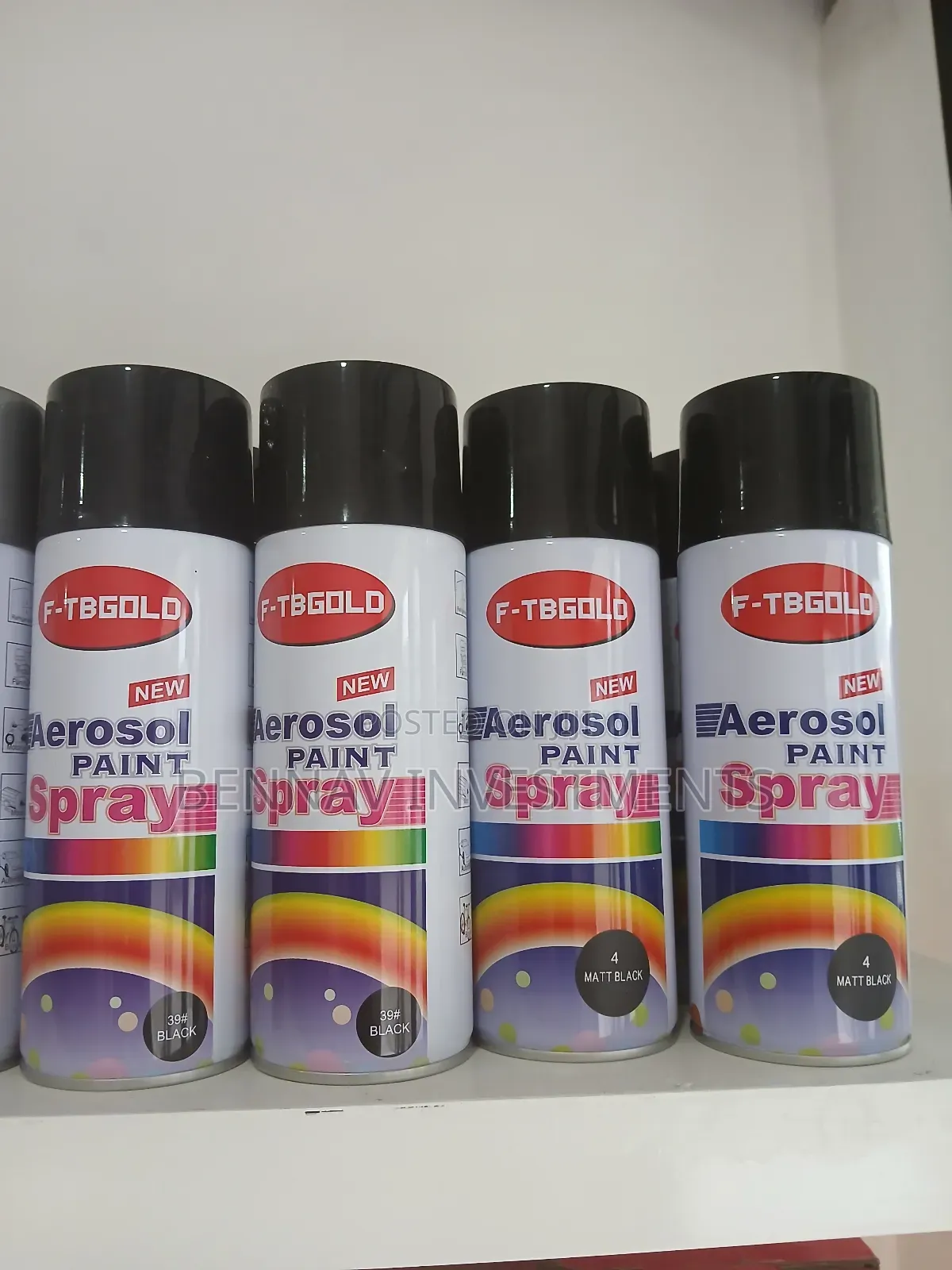 F-tbgold Can Spray Aerosol Paint Available In All Colours