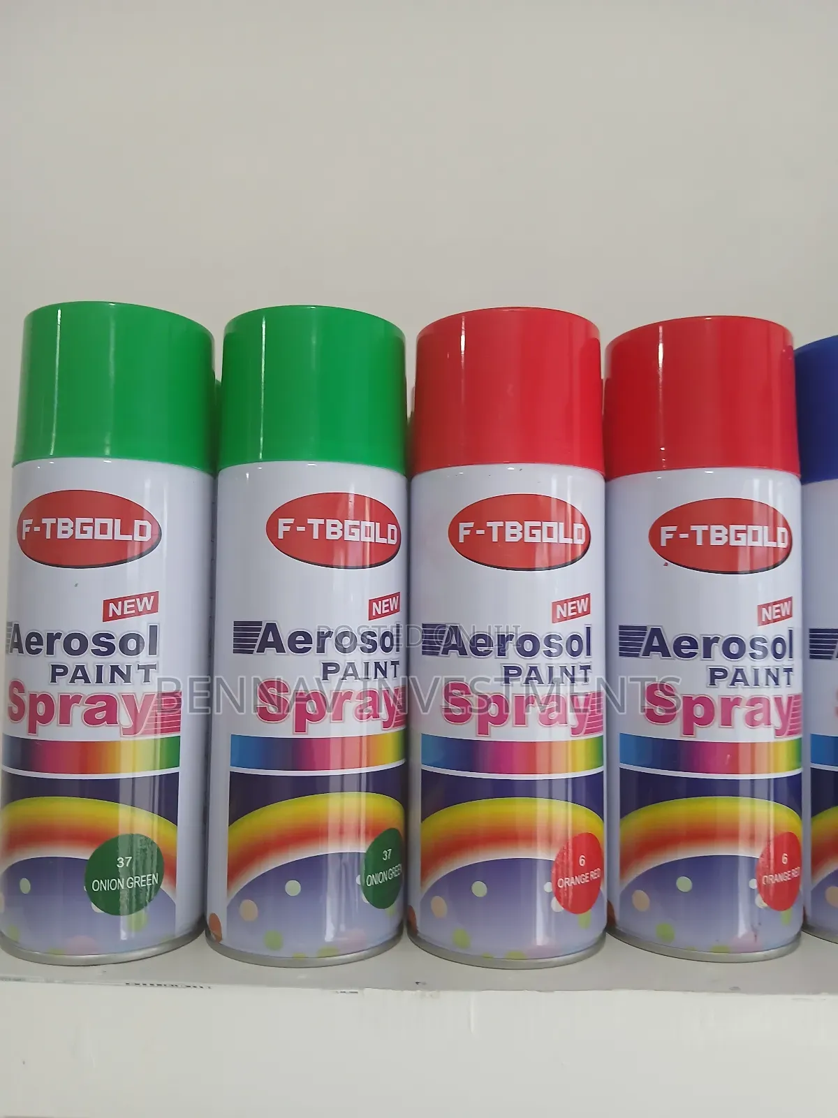 F-tbgold Can Spray Aerosol Paint Available In All Colours