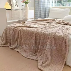 Luxurious Stripped Throw Blanket Available in Many Colors