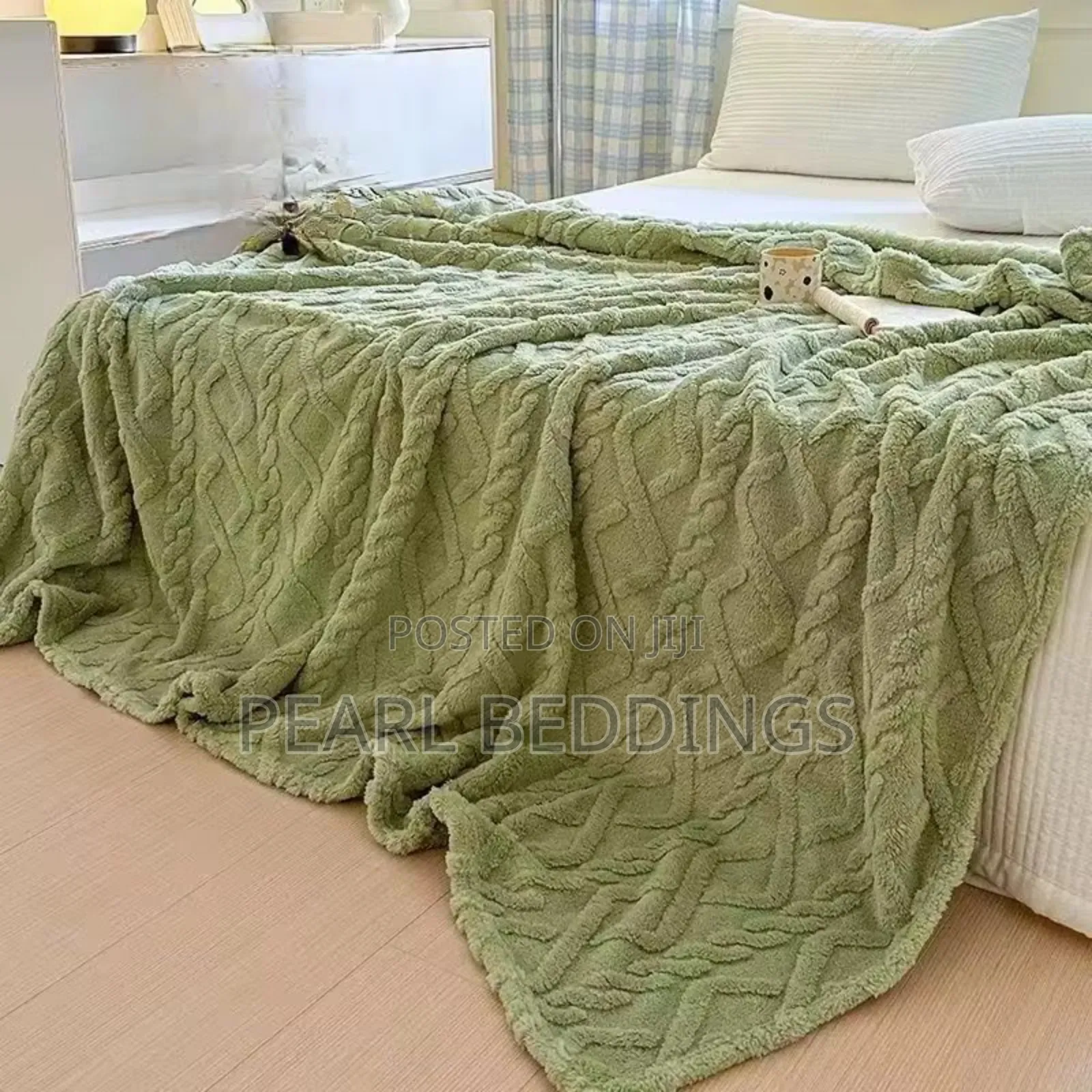 Luxurious Stripped Throw Blanket Available in Many Colors