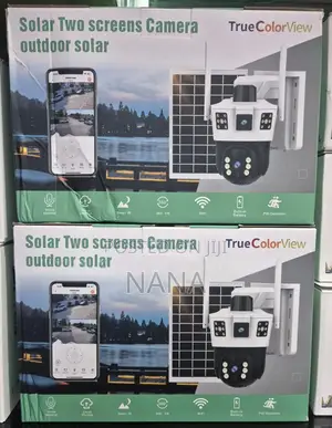 True Color Solar Wireless Dual Cam Security Camera.