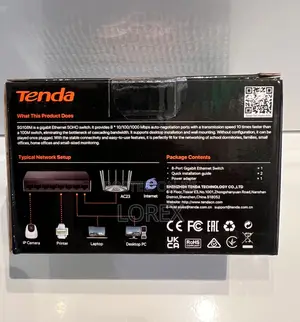 Tenda 8 Port Gigabit Ethernet Switch10/100/1000mbps Sg108m