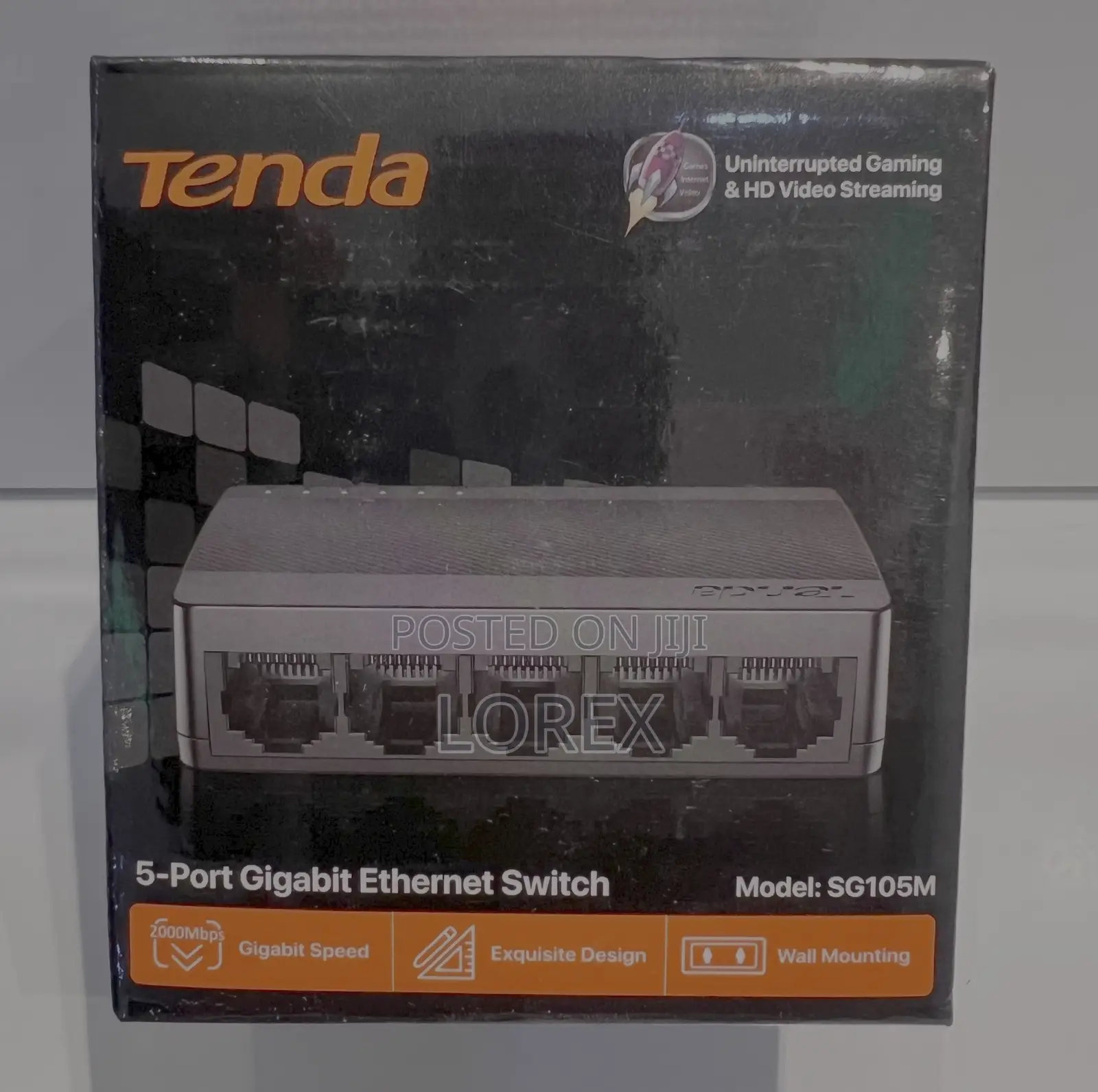 Tenda 5 Port Gigabit Ethernet Switch 10/100/1000 MBPS Sg105m