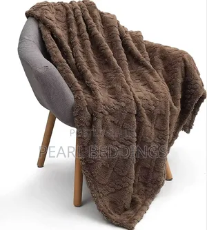 Quality Luxurious Stripped Throw Blanket Available in Colors