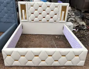 Queensize Bed Creamerh With a Drawer(Payment After Delivery)