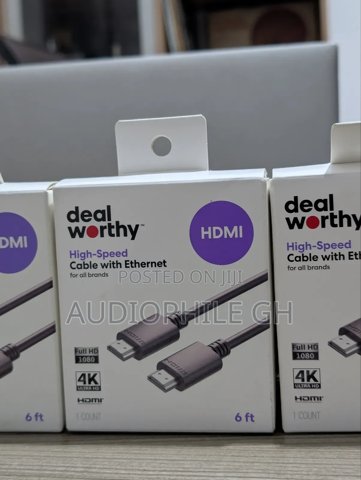 Dealworthy 6 Ft Hdmi High Speed Cable With Ethernet Cable
