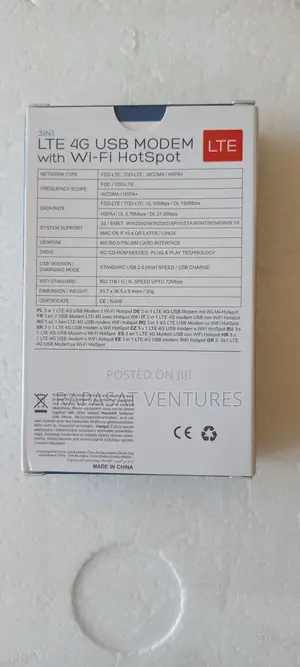 4g Usb Modem With Wi-Fi Hotspot