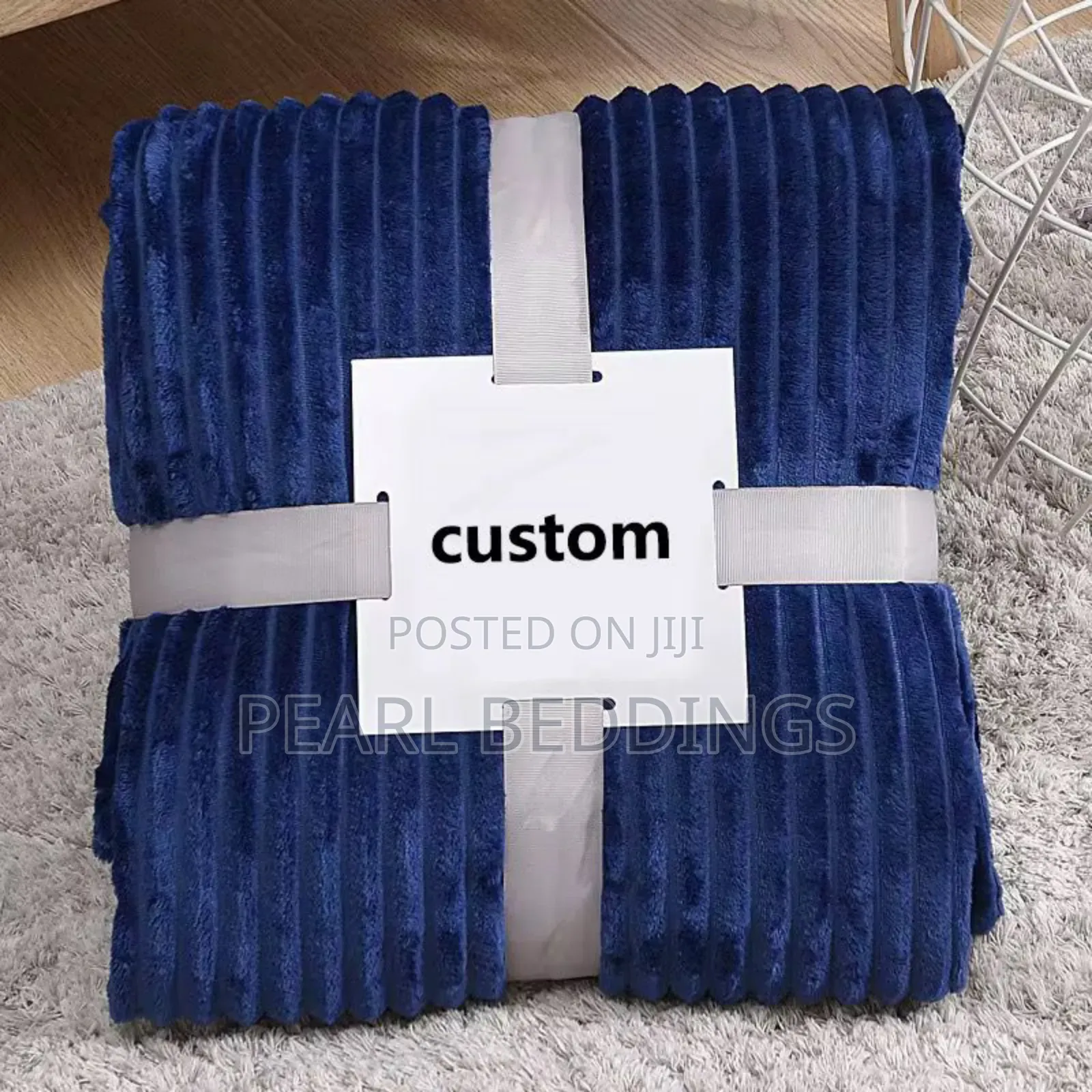 Quality Luxurious Stripped Throw Blanket Available in Colors