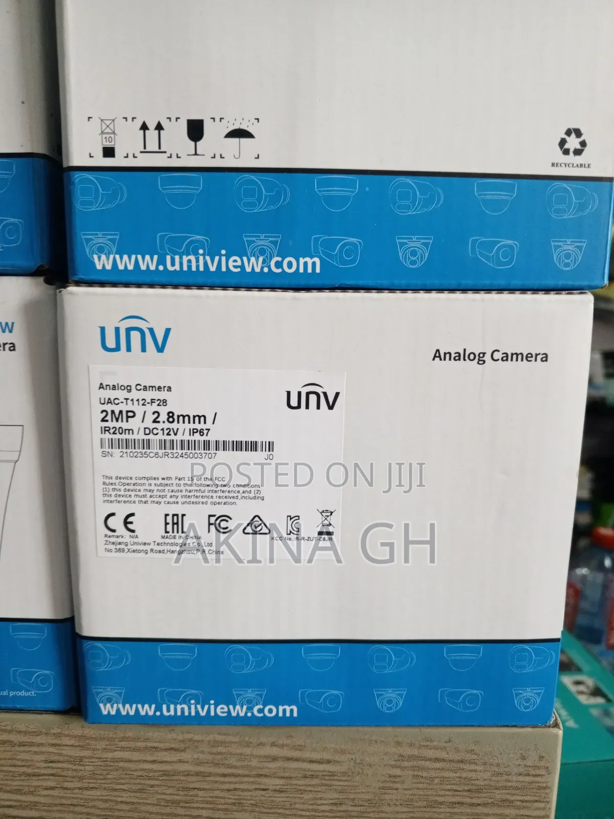 Unv 2mp Ir Bullet Analog Camera Uniview Uac-T112-F28