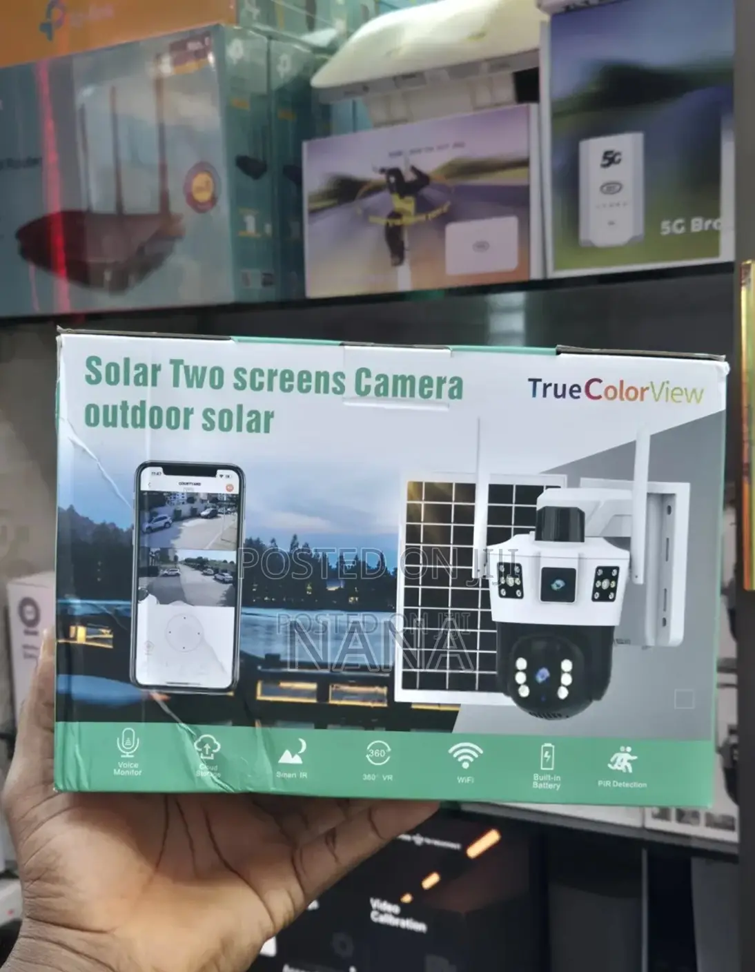 True Color View Quality, Wireless Dual Camera.Hd Cctv.=