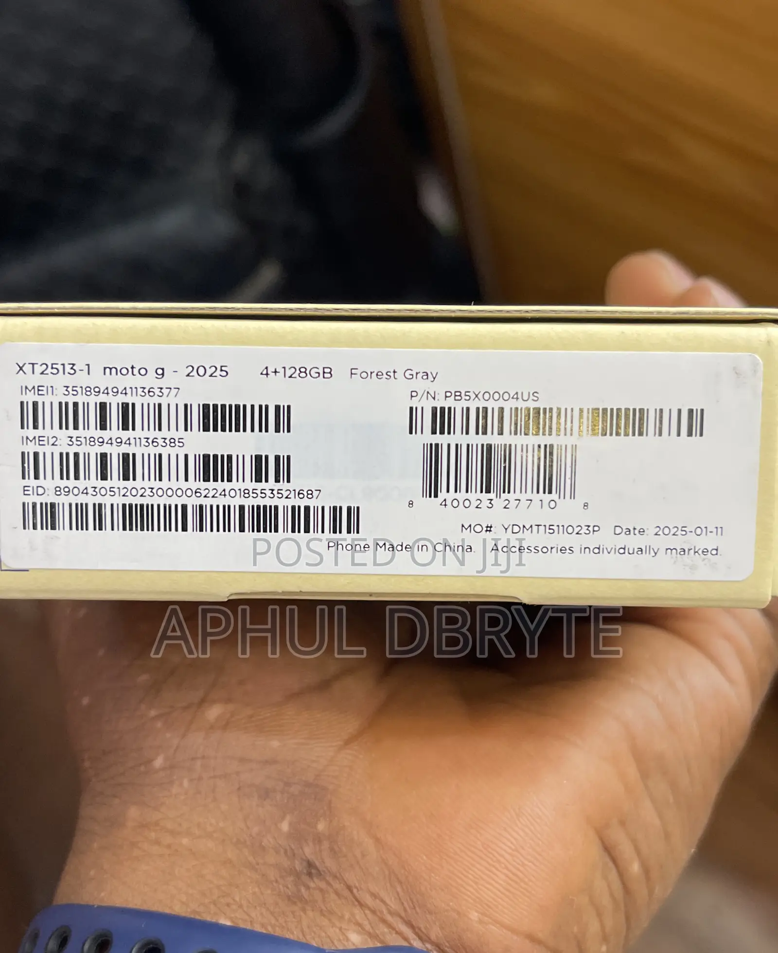 New Motorola Moto G 8 GB Gray