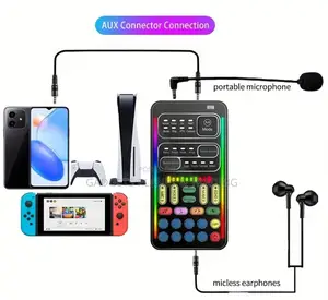New I9 Multi-functional Voice Changer With 8 Sound Effects