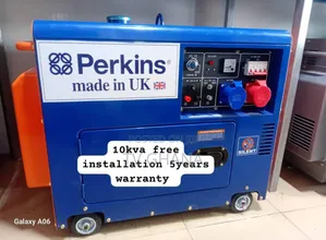 Plug Power Perkins 10kva Diesel 13000watts Diesel