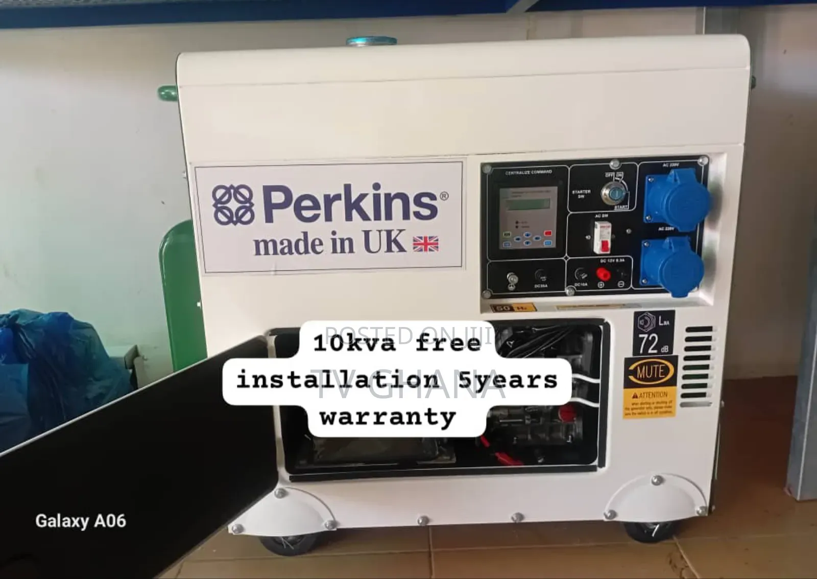 Intelligent Backup Power Perkins 10kva Diesel 13000watts