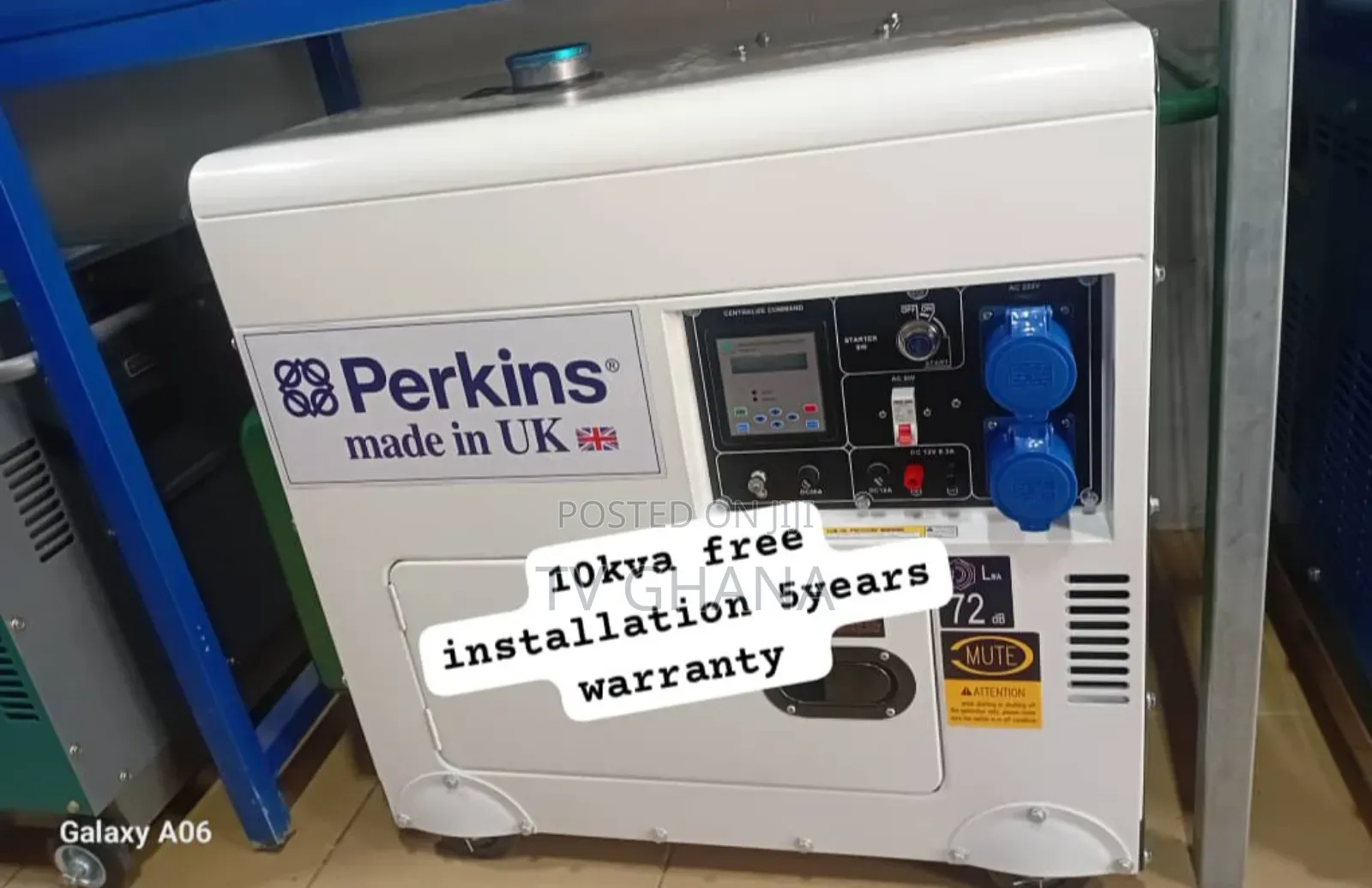Moving Out Sale Perkins 10kva 13000watts Diesel Generator