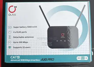 Olax 4g Lte Universal Sim Router With Backup Battery 5000mah