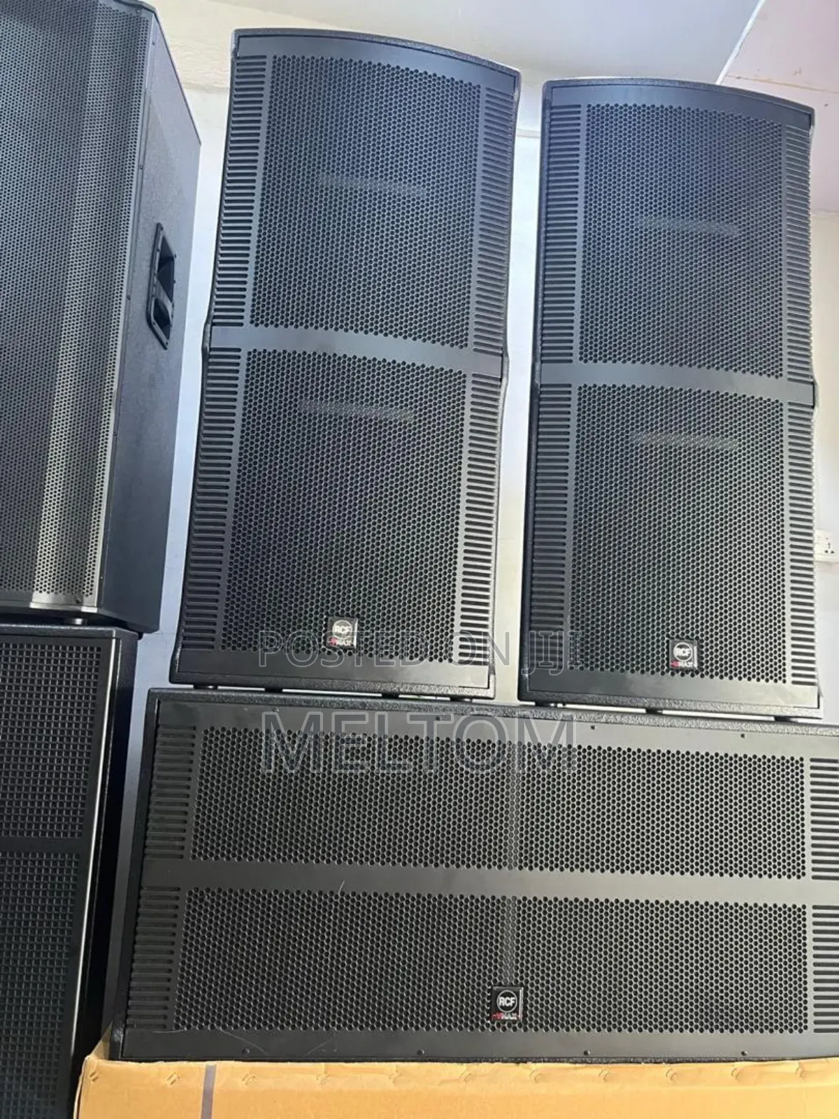 Rcf Full Range Speaker And Double Bass Sub Speaker Set
