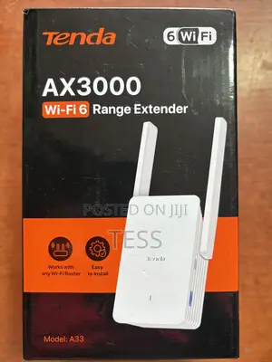 Tenda Wifi 6 Extender Ax3000 Dual Band Wifi Extender A33