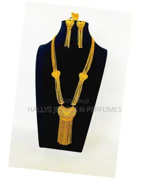 Long Necklace Set, Gold Plated, Skin-Friendly