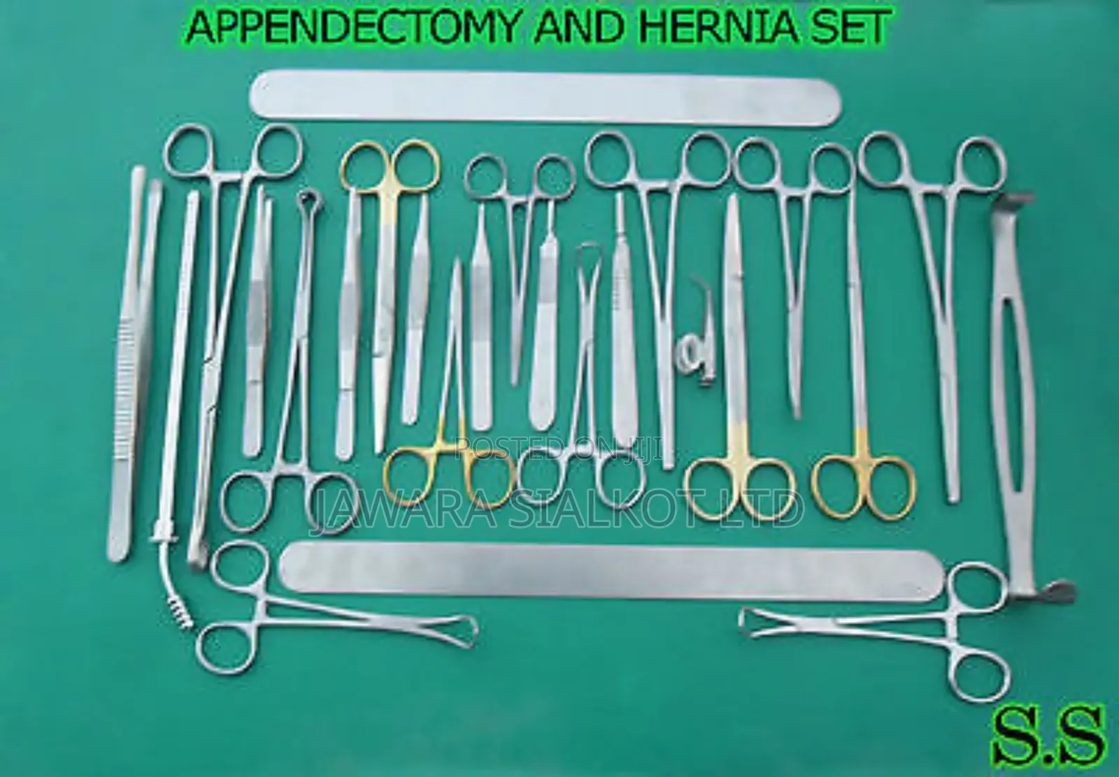 Hernia And Appendixtomy Instruments Set (Standard Pack)