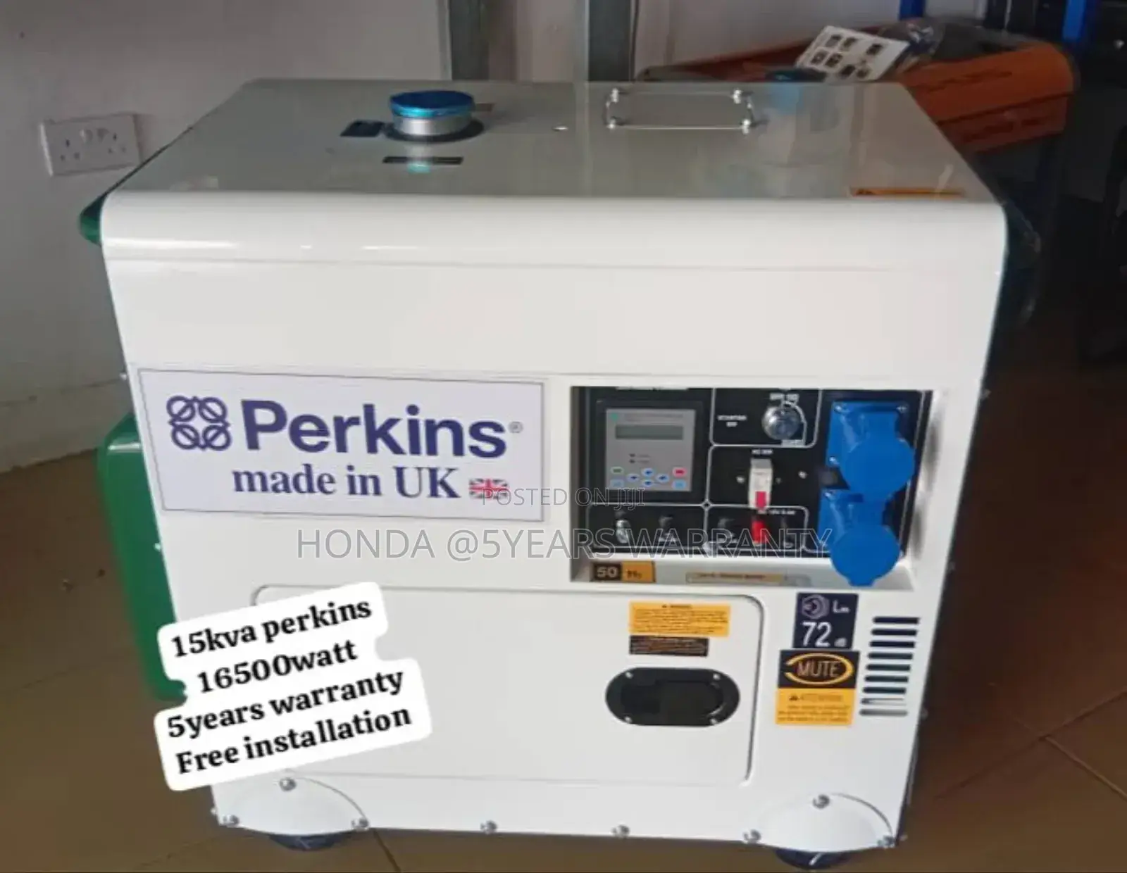 Energy for Living Perkins 15kva 16500watt Diesel Generator