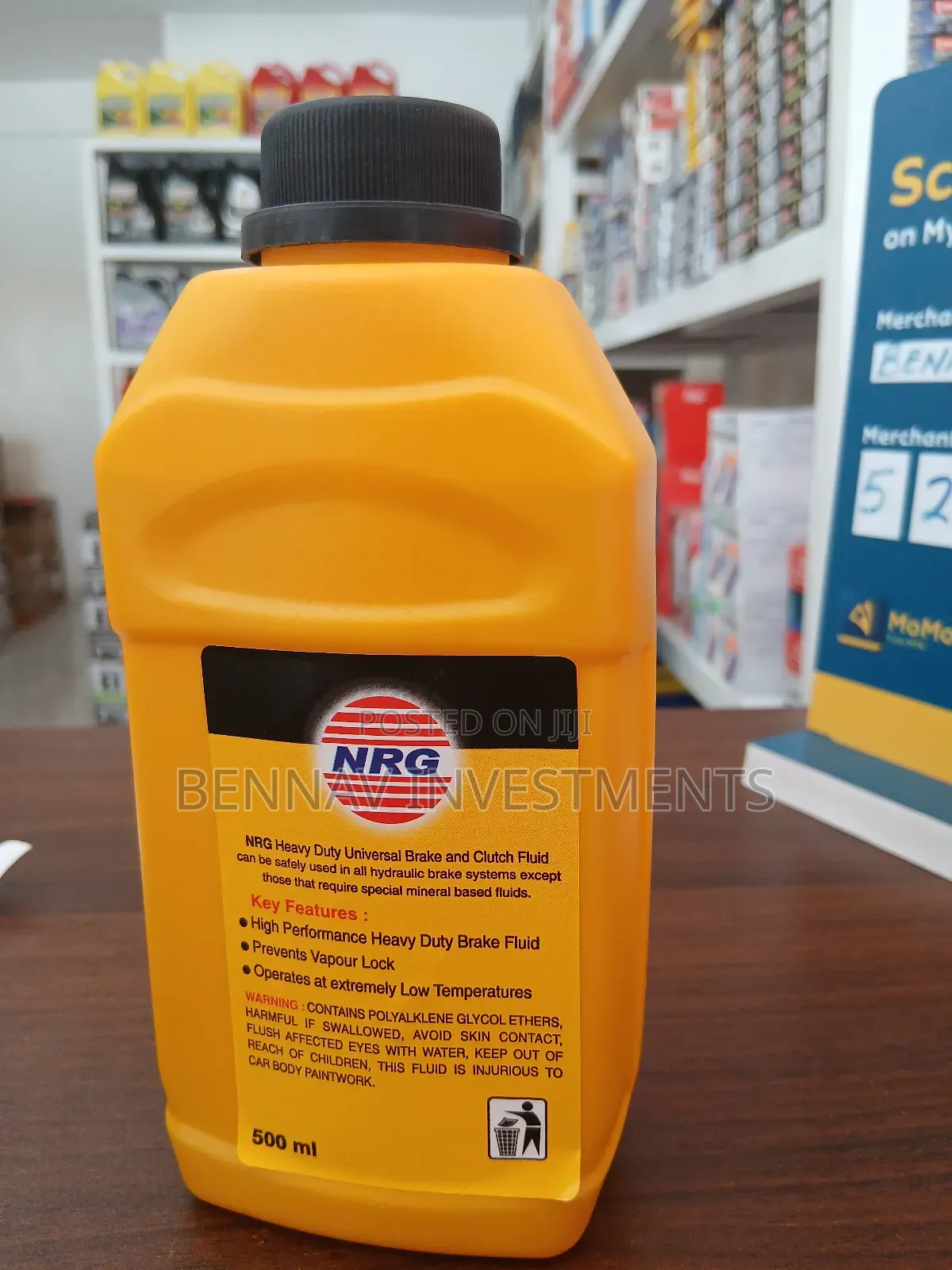 Nrg Super Heavy Duty Brake Fluid- Dot3 - 500ml