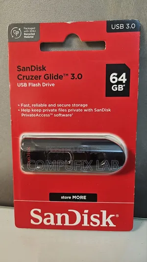 64gb Sandisk Cruzer Glide 3.0 Pendrive