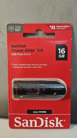 16gb Sandisk Cruzer Glide 3.0 Pendrive