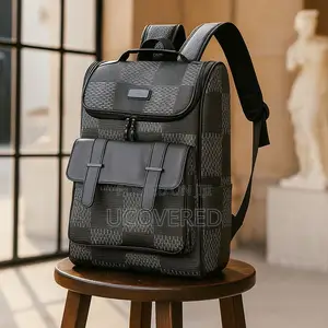 Vintage Leather Travel Backpack Fit 15.6 Laptop Waterproof